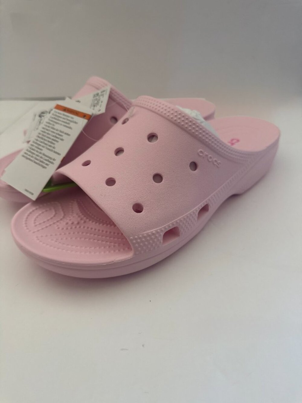 NWT CROCS Women's Saturday Slide Pink Milk - Picture 3 of 7